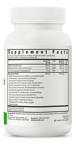 Nutrientes Para Estresse E Saúde Fórmula Balanceada - Imagem 4