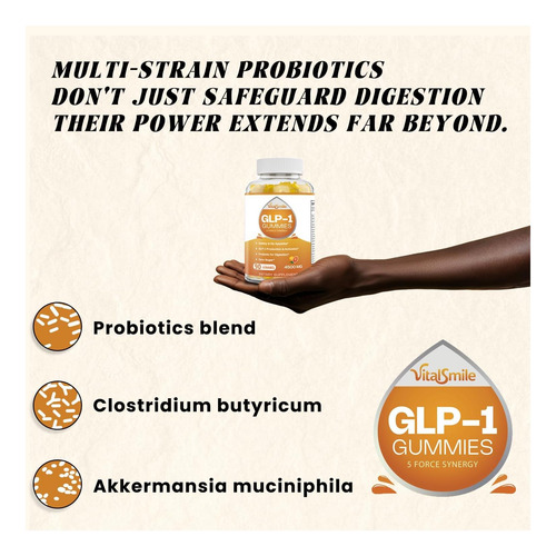 Vitalsmiles Glp 1 Gummies Suporte Natural Do Glp-1 Glp-1 E - Imagem 12