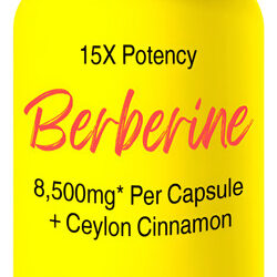 Suplemento Bioimune De Berberina De 8.500 Mg Com Canela De C