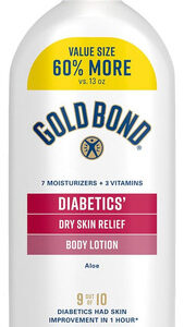 Loção Corporal Para Alívio Da Pele Seca Para Diabéticos Gold