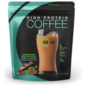 Café Gelado Com Proteína Chike Mocha Mint 14 Porções 440ml