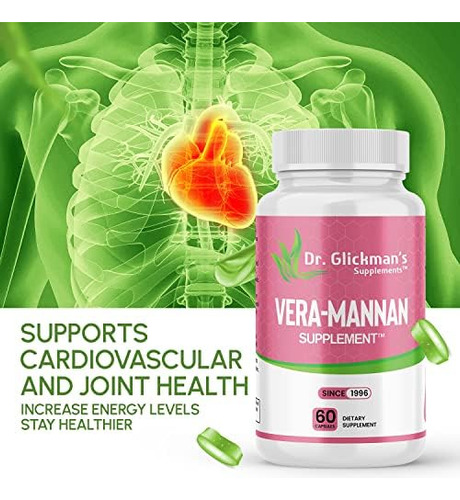 Dr. Suplementos Glickman Suplemento Vera-mannan Aloe Vera - Imagem 12