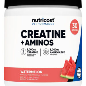 Creatina Nutricat Com Aminos 30 Porções Sabor Melancia