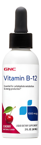 Suplemento Gnc Vitamina B-12 1000mcg Sabor Cereja