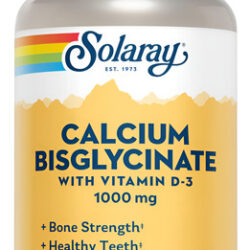 Suplemento De Cálcio Solaray Bisglicinato De Cálcio 1000 Mg