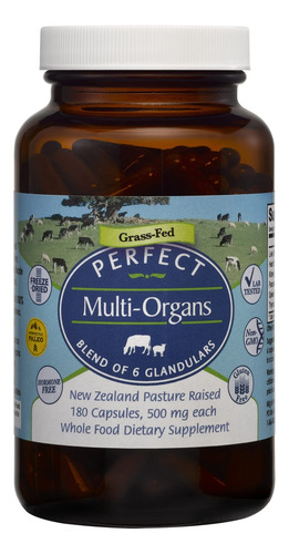 Suplemento Perfect Supplements Perfect Multi-organs 180 Cáps