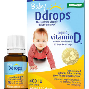 D Drops Baby Vitamina D Líquida (90 Gotas)