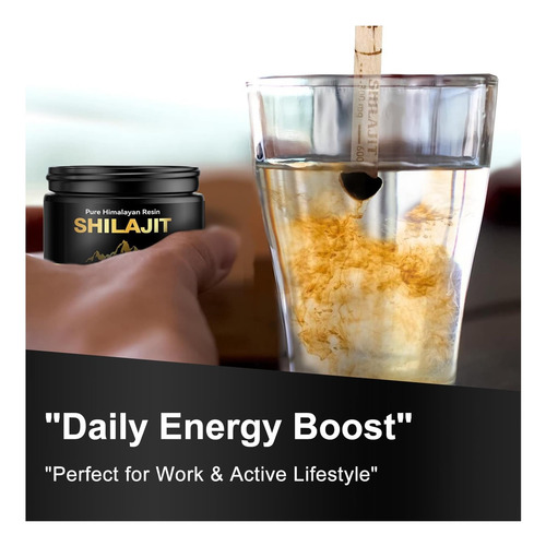 Puro Himalaia Shilajit Para Homens E Mulheres Ácido Fúlvico - Imagem 4