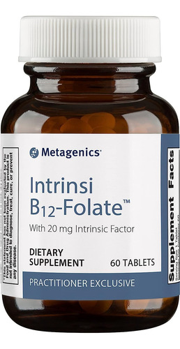 Metagenics Intrinsi-b12 Folate: Vitaminas B12 E Folato