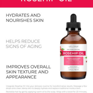 Óleo Rosa Mosqueta Velona 120 Ml Óleo Portador