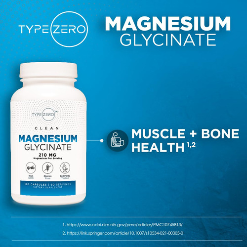 Suplemento De Glicinato De Magnésio Tipo Zero 210 Mg 180 Cáp - Imagem 5