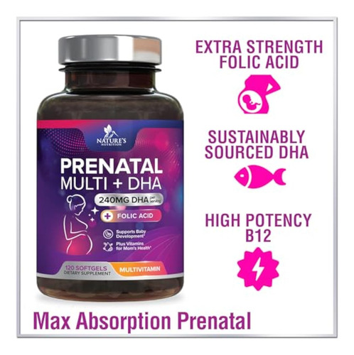 Multivitamínico Pré-natal Feminino Com Ácido Fólico + - Imagem 3