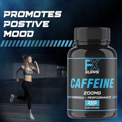 Fx Supps Caffeine 200 Mg Pílulas (2-pack 200 Cápsulas) Supl - Imagem 5