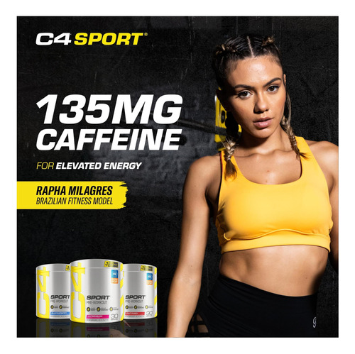 Pó De Pré-treino Cellucor C4 Sport Blue Raspberry Energía - Imagem 15