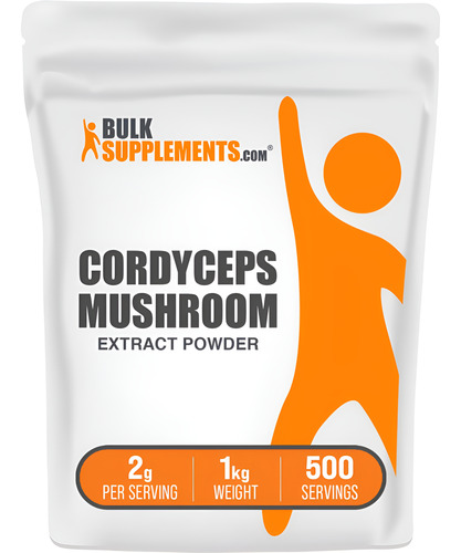 Suplemento Bulksupplements.com Extrato De Cogumelo Cordyceps
