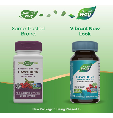 Nature"s Way Hawthorn Extrato Premium Suporte - Imagem 2