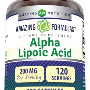 Amazing Nutrition Ácido Alfa Lipóico 200mg 120 Cápsulas