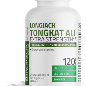 Bronson Longjack Tongkat Ali Força Extra 120 Cápsulas Veget