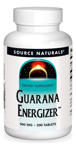 Source Naturals Guaraná Energizante 900 Mg Cafeína E Energia - Imagem 6