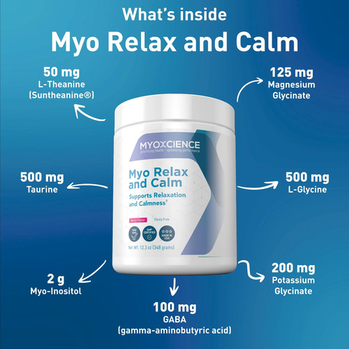 Suplemento Myoxcience Myo Relax & Calm Sleep Support 60 Dose - Imagem 4