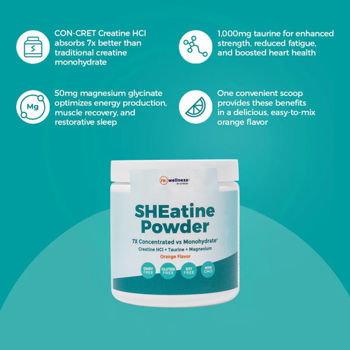 Suplemento Reignite Wellness Sheatine Em Pó Com Sabor De Lar - Imagem 3