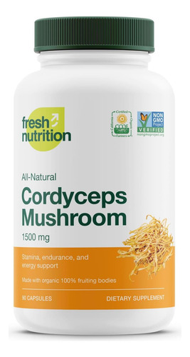 Cápsulas Orgânicas De Cordyceps (extrato De Cogumelo Cordyce - Imagem 9