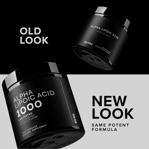 Toniiq 1000 Mg Ácido Alfa-lipóico Cápsulas 99% Puro - Imagem 3