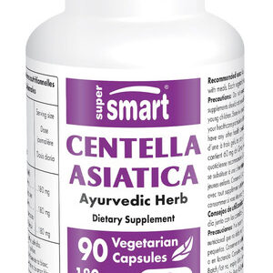 Suplemento Supersmart Centella Asiatica 180mg 90 Cápsulas