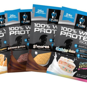 Mostras Variadas De Proteína De Soro Da Eflow Nutrition