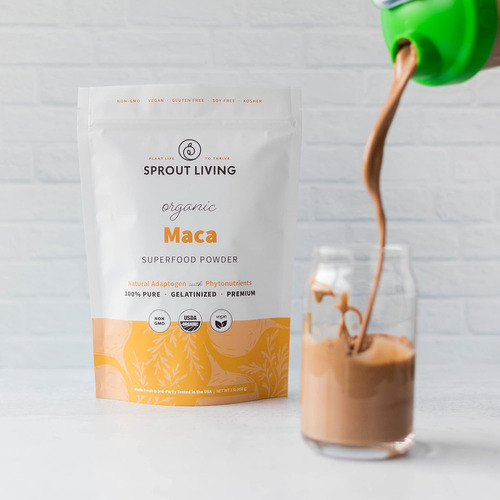 Pó De Raiz De Maca Gelatinizada Orgânica Sprout Living Supe - Imagem 11