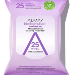 Lenços Removedores De Maquiagem Almay Face Longwear E À Pro