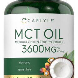 Cápsulas De Óleo Carlyle Mct 3600 Mg 70 Cápsulas Gelatinos