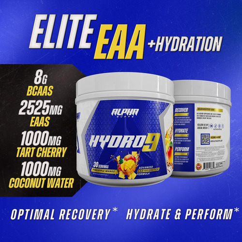 Alpha Supps Hydro 9 Aminoácidos Eaa E Fórmula De Hidratação - Imagem 8