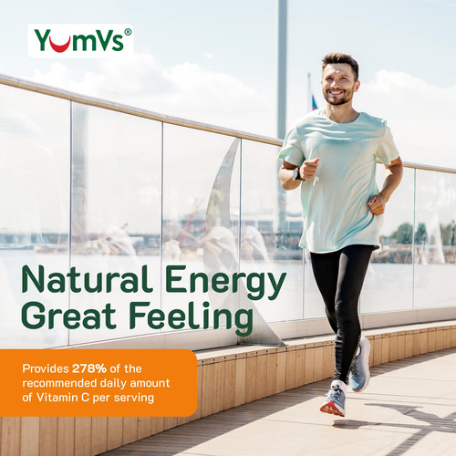 Gomas De Vitamina C Yumvs Para Adultos - 250 Mg De Laranja - Imagem 8