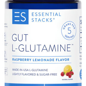 Essential Stacks Flavored Gut L-glutamina Em Pó (limonada De