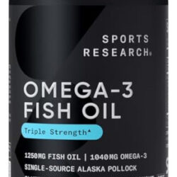 Óleo De Peixe Ômega 3 De Força Tripla Para Pesquisa Esportiv