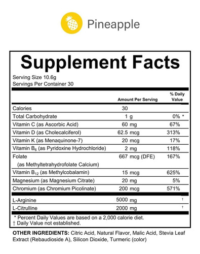 Fenix ??nutrition L -arginina Completa - Cardio Health 500 - Imagem 8