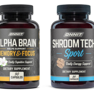Onnit Premium Alpha Brain Bundle - Suplemento Cerebral Nootr