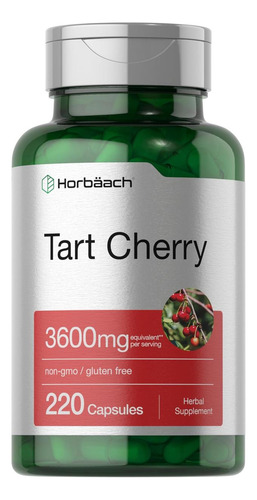 Cápsulas De Extrato De Cereja Azeda Horbäach 3600 Mg Porção - Imagem 9