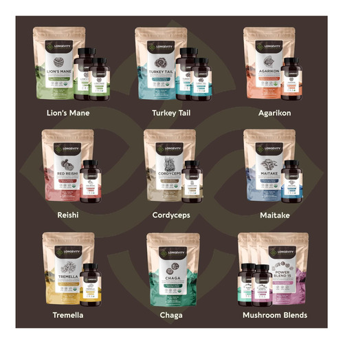 Longevity Botanicals Cogumelo Tremella Orgânico Em Pó - Supl - Imagem 18