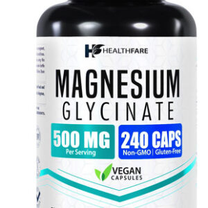 Suplemento De Magnésio Healthfare Glicinato De Magnésio 500