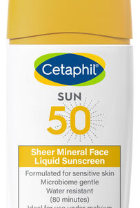 Protetor Solar Cetaphil Sheer 100% Mineral Spf 50 50ml Para