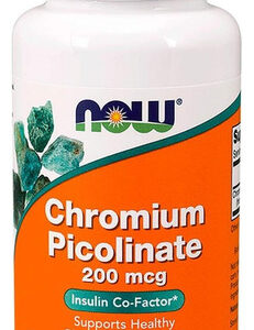 Now Picolinato De Cromo 200mcg 100 Cápsulas (pacote De 2)