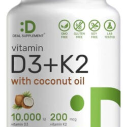 Suplemento De Oferta Vitamina D3 10.000 Ui + K2 Mk7 200