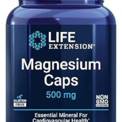 Cápsulas De Magnésio Life Extension 500 Mg Magnésio