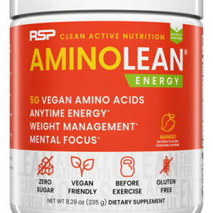 Pre Workout Powder Rsp Nutrition Aminolean Mango Flavor