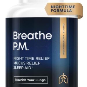Breathe Pm: Cápsulas 6 Em 1 De Mulleina Noturnas Detox