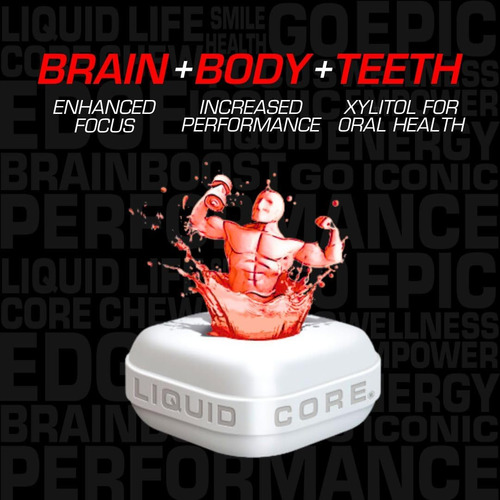 Goma De Energia Apollo Por Núcleo Líquido - 80mg De Cafeína - Imagem 5