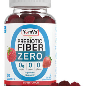 Suplemento De Fibra Prebiótica Yum-v Zero Gummies 60 Unidade