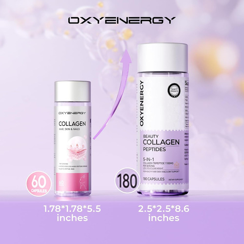 Cápsulas De Péptidos De Colagénio Oxyenergy Para Mulheres 1 - Imagem 5